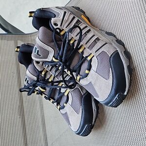 FILA Day Hiker Sneakers Brown Black Gold Mens,Size 12,EUC